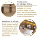 Ver imagem 6 de Cama de Casal e Queen Suspensa com Iluminação em LED e Organizador na Cabeceira Cancun Cor Mel -