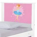 Ver imagem 6 de Cama Solteiro Infantil com Cama Auxiliar 195x96cm Personagens Bailarina K02 - D’Rossi