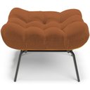 Ver imagem 7 de Poltrona Costela L02 com Puff Sala de Estar Bouclê Terracota - Lyam Decor