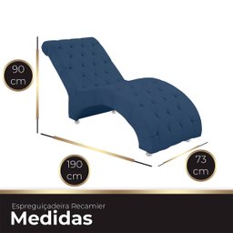 Espreguiçadeira Recamier Divã para Sala e Clínica Ateliê do Conforto Espreguiçadeira Recamier Divã S - 3