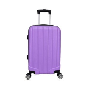Mala de Bordo 10kg Abs 4 Rodas Lilás Prizi