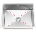 Ver mais imagens de Kit Cuba Gourmet Malibú Aço Inox 304 e Torneira Gourmet Toronto Aço Inox Goldenx