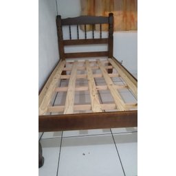 Cama Solteiro Madeira Torneada - 8x8 - 2