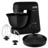 Batedeira Planetária Deluxe 600w Preta Kt-01 com Forma Rochedo 127v Arno Preto 110v - 1
