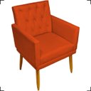 Ver imagem 3 de Kit Namoradeira Decorativa Para Sala Capitonê Com Base + 4 Poltronas Para Recepção Suede