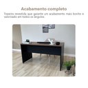 Ver mais imagens de Mesa para Escritório e Home Office Escrivaninha Moderna e Simples Lineare 136cm Nogal e Preto Marrom Artany