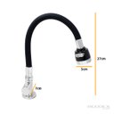 Ver imagem 2 de Torneira Cozinha Mesa Silicone Preto C61C Duplo Jato Gourmet