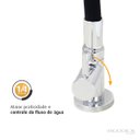 Ver imagem 4 de Torneira Cozinha Mesa Silicone Preto C61C Duplo Jato Gourmet