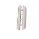 Ver imagem 4 de 1 Puxador + 1 Trinco Branco para Porta Sanfonada Bcf