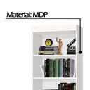 Ver imagem 5 de Armário Multiuso 5 Prateleiras Branco J&A Móveis Aspen 180x63x35