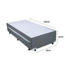 Ver imagem 3 de Cama Box Bicama Auxiliar Solteiro Suede Espuma 8cm 40x88x188 Cinza