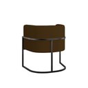 Ver mais imagens de Kit Sofá 2 Lugares + 2 Poltronas Corino Preto Marrom