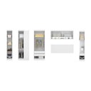 Ver imagem 3 de Guarda Roupa Dormitório Modulado Modena Casal/Queen Canto - Roupeiro Demobile Modena 6:Branco