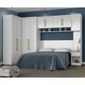 Guarda Roupa Dormitório Modulado Modena Casal/Queen Canto - Roupeiro Demobile Modena 6:Branco - 2