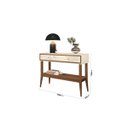 Ver imagem 3 de Aparador Balcão Bari Hall e Sala de Estar Off Nogueira Edn