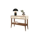 Ver imagem 2 de Aparador Balcão Bari Hall e Sala de Estar Off Nogueira Edn