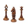 Trio de Peças do Xadrez Decorativas em Resina Bronze - 1