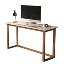 Ver imagem 2 de Mesa Escrivaninha Off White com Pes de Madeira Pequena 120cm