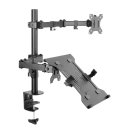 Ver imagem 2 de Suporte de Mesa Duplo para Monitor e Notebook Tm22nb
