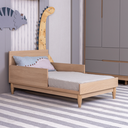 Ver imagem 7 de Berço Multifuncional Carvalho/cinza Americano 2 em 1 Linha Tomi Quater Móveis