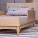 Ver imagem 6 de Berço Multifuncional Carvalho/cinza Americano 2 em 1 Linha Tomi Quater Móveis