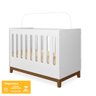 Berço 3 em 1 Mini Cama Sofá MDF Certificado Inmetro Imaginare I05 Branco Fosco/Matiz - Mpozenato - 5