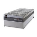 Ver imagem 2 de Cama Box Molas Ensacadas Sheffield 88x188 Cinza King House