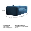 Ver imagem 4 de Kit Sofá 3 Lugares 200cm e Poltrona Cecília Linho