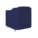Ver imagem 5 de Kit 10 Poltronas Decorativa Reforçada Recepção Clinica Salão Suede:azul Marinho