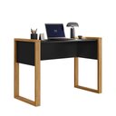Ver imagem 1 de Escrivaninha Mesa para Computador Office 5030 Freijó Preto Fosco Qmovi