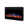 Lareira Elétrica Aquecedor Preta 36 Polegadas 3d Chaleur Brasil 110w - 2
