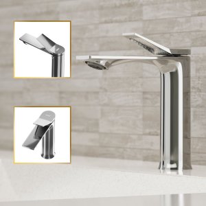 Torneira Misturador para Banheiro 100% Metal Premium Berlim Cromado