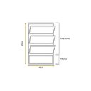 Ver imagem 2 de Vitro Basculante Branco 80x40 Linha Turquesa Vidro Mini Boreal