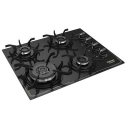 Cooktop Tripla Chama Itatiaia Itamaster 4 Bocas Vidro Temperado Preto Bivolt - 8