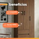 Ver imagem 5 de Guarda Roupas Solteiro 3 Portas 2 Gavetas Temis