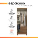 Ver imagem 7 de Guarda Roupas Solteiro 3 Portas 2 Gavetas Temis