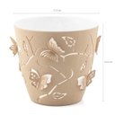 Ver imagem 3 de Kit 3 Vasos de Flores Plantas Cachepot 3D Floreira de Mesa Decor 700ml Plasvale Pequeno Borboletas