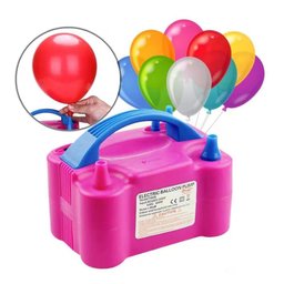 Super Inflador Elétrico Balão Compressor Bomba 2 Bicos 110v - 3