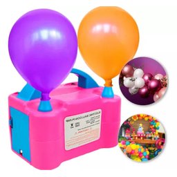 Super Inflador Elétrico Balão Compressor Bomba 2 Bicos 110v - 4