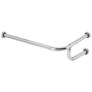 Barra de Apoio para Lavatório de Canto em L 50x65cm Direito