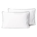 Ver imagem 1 de Kit Fronhas Linea Percal 200 Fios 50cm X 70cm 2 Peças - Preto