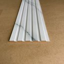 Ver imagem 2 de Painel Ripado Compacto 274x25cm Larg. 4 Unid. - Mdf - Marmorizado - Talatto