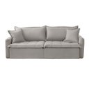 Ver imagem 6 de Sofá Cama Veludo em Madeira Eucalipto 280cm Meu Sofá Online B026 Veludo Prata