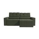 Ver mais imagens de Sofá Retrátil Domus 228cm Suede Mescla Verde Kappesberg