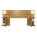 Ver imagem 2 de Cabeceira Extensível Casal/Queen 2 Mesas de Cabeceira Londrina Espresso Móveis