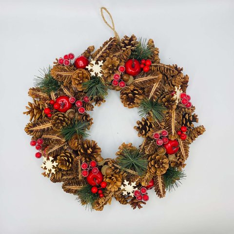 Guirlanda Natalina Rústica 38cm
