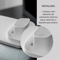 Dispenser Sabão Amaciante Dosador Lavanderia Flow 2,3 Chumbo - 4