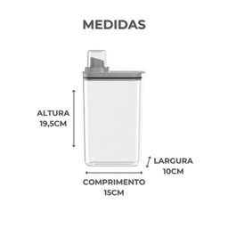 Dispenser Sabão Amaciante Dosador Lavanderia Flow 2,3 Chumbo - 9