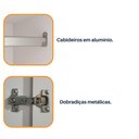 Ver imagem 5 de Guarda Roupa Arizona 6 Portas 4 Gavetas TCIL Branco