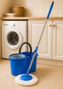 Ver imagem 1 de Esfregão Mop Giratório Best Chair com Balde Centrifuga 10l Azul